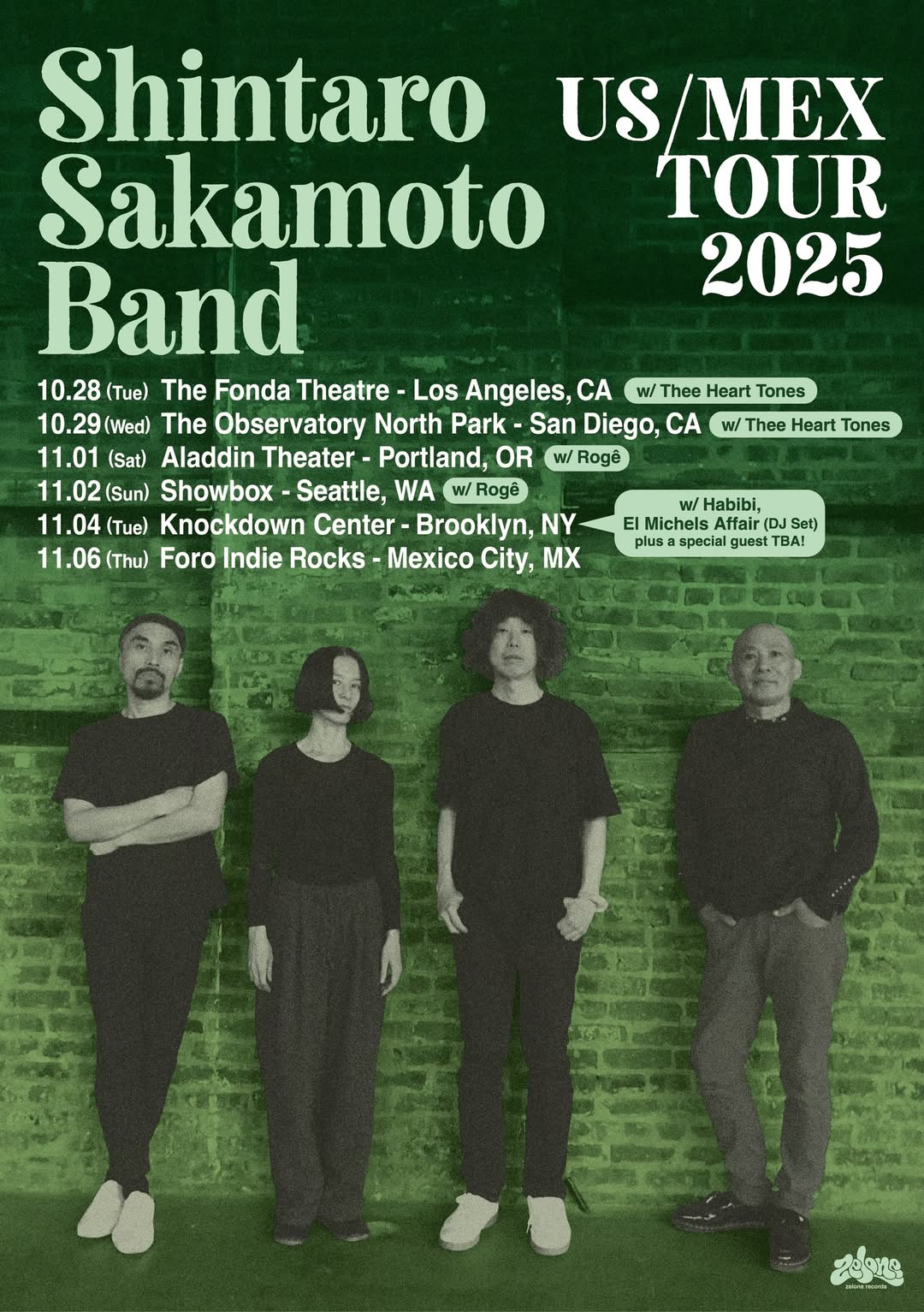 Shintaro Sakamoto Tour Poster 2025
